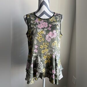 Vince Camuto Floral Tank - Size Medium